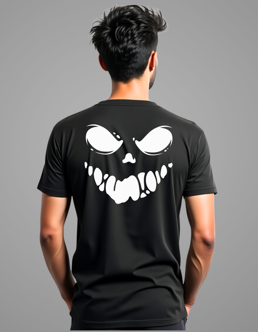 Horror Smile Printed classic T-shirts