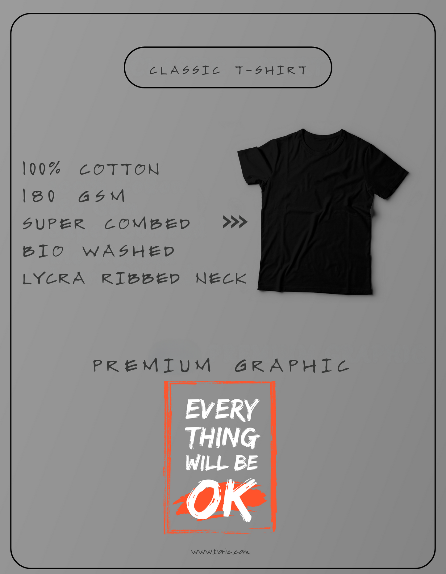 Everything will be OK Printed T-Shirts